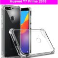 Huawei Y7 Prime (2018) Back Cover Transparent Soft Silicone Crystal Clear Case For Huawei Y7 Prime (2018). 