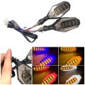 Motorcycle Led indicator pair for all bikes ( dual colours bright parking lights flexible quality ). 