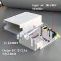Waterproof Outdoor 12 Volt 2 Ampere AC DC Power Supply Adapter Box for CCTV Security Camera Network High Definition Cameras Dedicated Power Supply. 