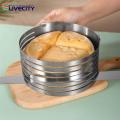 Cake Cutter Ring 7 Layer Adjustable Round Cake Cutter Ring. 