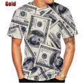 2023 personalised US dollar 3D Printed T shirt Men Women Casual Fashion Street Oversize Short Sleeves Kid funny Tees Tops XS-6XL. 