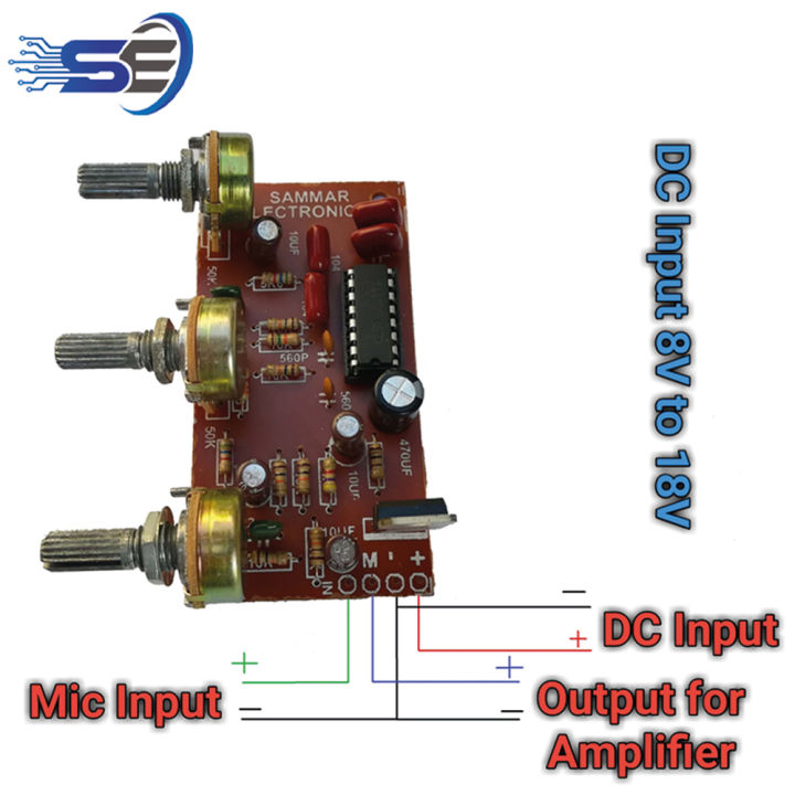 PT2399 Karaoke Kit Microphone Board Reverberation Echo Sound Circuit