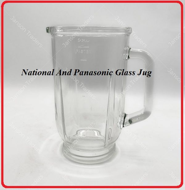 National Glass Juicer Mixer Milk Shake Separate 1000ml Glass Jug Juicer Machine 1 Liter Jug For Machine Glass Jug