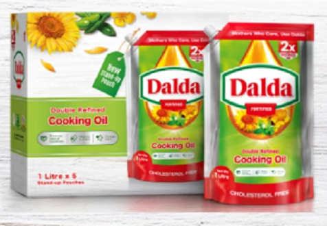 Dalda Cooking oil Stnd-Up pouch 1 x5