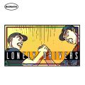 【Universal Car Parts Store】HotMeiNi 13cm x Lonely Drivers Slap Sticker Cartoon Car Styling Car Bumper Decal Funny Car. 