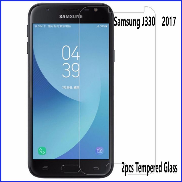 Samsung Galaxy J3 2017 Tempered Glass Screen Protector Polish Glass For Samsung Galaxy J3 2017 - 2Pcs