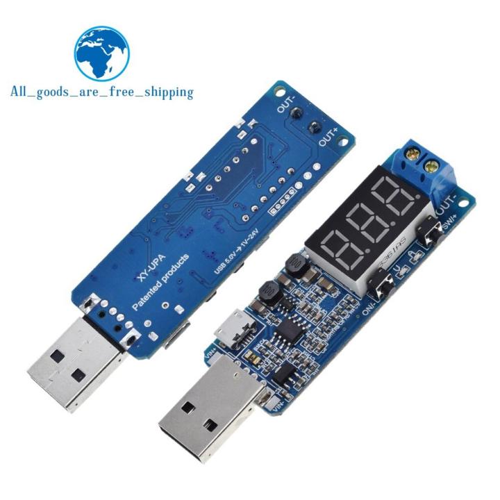 Digital Control USB Voltage Regulating Module 5V to 3.3V 9V 12V 24V ...