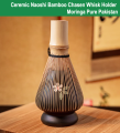 Ceramic Naoshi Chasen Bamboo Whisk Holder Matcha Pakistan. 