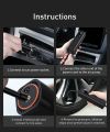 BASEUS Mini Car Air Pump Inflator, 150 PSI Air Compressor for Car with Digital Pressure Gauge, Tyre Inflator for Car, Bike, Motorcycle. 