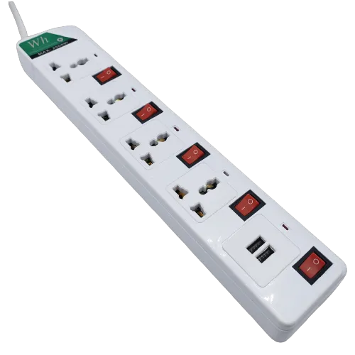 WH%20Universal%20Extension%20Board%20with%204%20Power%20Sockets%20and%202%20USB%20Ports%20for%20Electronics%20Mobile%20Charging,%201.8%20Meter%20Heavy%20Duty%20Copper%20Wire,%20White%20-%20Image%202