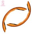 Better Steering Wheel Grip Stylish Wood Grain Steering Wheel Cover Anti-slip Odorless Heat-resistant Universal Fit for Cars Get Yours. 