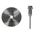 10 Pcs Mini 22mm Diamond Cutting Disc Saw Blade Mill Sheet & 7 Pcs HSS Circular Wood Cutting Saw Blade Discs Mandrel Mini Drill for Rotary Tool. 
