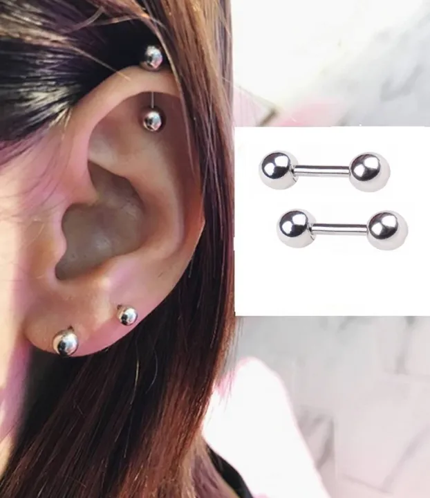 Steel%204mm%20Pair%20Ear%20Plug%20Piercing%20Barbell%20Cartilage%20Ear%20Jewelry%20-%20Image%203