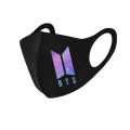 BTS Logo Customized 3D Fasion Masks_Black Masks_Bts Masks_ Girls Masks_Washable Masks. 
