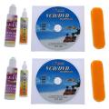 8X CD DVD Rom Player Maintenance Lens Cleaning Kit. 