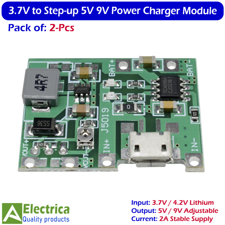 2Pcs%20Micro%20USB%20J5019%203.7V%20to%205V/9V%202A%20DC-DC%20Lithium%20Battery%20Charger%20&%20Boost%20Converter%20Module%20for%20Router%20Backup%20Power%20by%20Electrica%20-%20Image%203