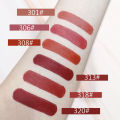 Hengfang Silky Touch Smooth Velvet Matte Texture Lipstick 6 Color Set. 