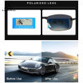 【shengxiong6525】LouisWill Men Polarized Sunglasses UV400 Eyewear AL-MG Frame Sun Glasses for Drivers, Box. 