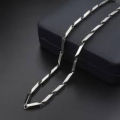 Stainless Steel Gold Plated Rice Chain Silver galaxy gem. 