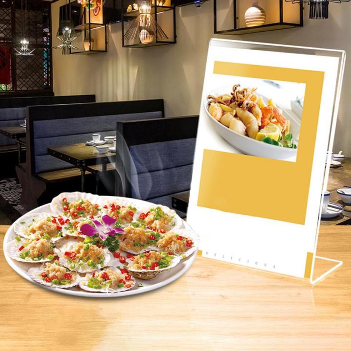 A4,%20A5,%20A6%20Acrylic%20Display%20Stand%20L-shape%20Slanted%20Sign%20Menu%20Holders%20-%20Image%205