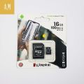 16GB Kingston MicroSD Card CANVAS Select Plus Class 10 Android A1 with Adapter. 