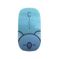 BTS BT21 Chimmy Cooky RJ Mang notebook desktop wireless mouse for game Office. 