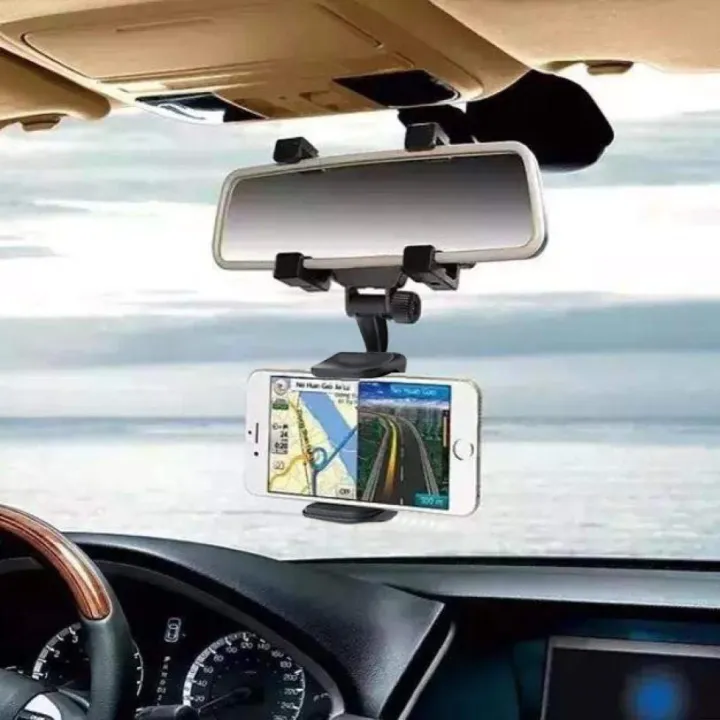 360%20Degree%20Rotation%20Car%20Rearview%20Mirror%20Mount%20Mobile%20Phone%20Stand%20Bracket%20Holder%20-%20Image%204
