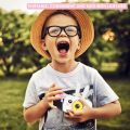 Kids Digital Camera Cute Rabbit Bear Cartoon Silicone Protective Case HD 1080P Video Digital Camera Toys for Children. 