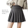 Women Pleated Skirt Above Knee Colorfast Lady Skirt. 