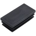 FLYEER 2020 130Pcs Plastic Square Tube Inserts End Blanking Caps Black - 100pcs 20mm x 20mm & 30Pcs 25X50mm. 