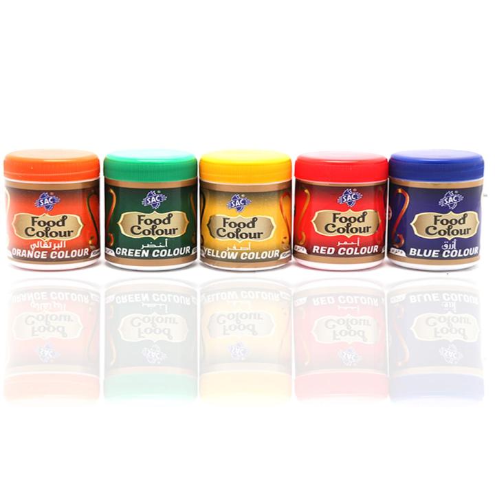 Food Color Powder - Pack OF 5 - 25gm - FDNC - SAC