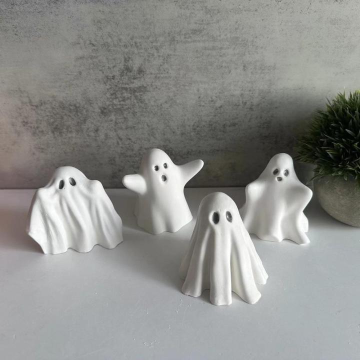 Heat-resistant Candle moulds Detailed Silicone Lightweight Plaster moulds Reusable Halloween decorations for Halloween Home