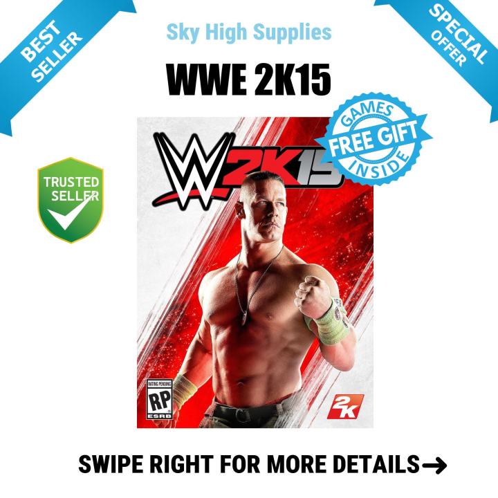 WWE 2K15  - GAME FOR PC (GOOGLE DRIVE/ MEDIAFIRE) - QR CODE
