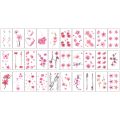[Ready Stock] Tattoo sticker waterproof lasting feminine collarbone ankle cherry blossom flower small fresh student girl tattoo sticker. 