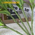 Fake Flowers Decor Realistic Artificial Lily Branch with Green Leaves for Home Wedding Party Decor Indoor Outdoor Faux Flower Arrangement Photo Props Wedding Artificial Lilies. 
