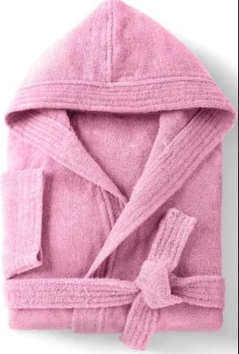 Hooded Bathrobe | Terry Cotton Toweling Bathrobe |*  Soft Comfortable Bathrobe | With 2 x deep patch pockets, Towelling belt. Knee Length with Full Length Sleeves Unbeatable price