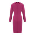 Women Casual Bodycon Dress Long Sleeve Solid Color Business Formal Dress for Cocktail Party. 