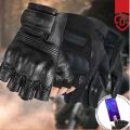 Gloves for Men ,Motorcycle Half Finger gloves ,motor bike gloves Military Army, Cycling Gloves & Outdoor Sports Gloves for Bike Riders, Biker Gloves, Motorcycle Riding half Finger Gloves for Men Bike Gloves. 
