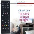 Replacement Remote Control for Telefunken TV RC4875/RC4870. 