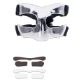 Sports Face Guard, Nose Guard for Broken Nose, Basketball Football Softball Training Face Protect Shield, Easy Install Clear Open. 