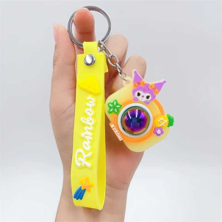 New Fashion Camera Keychain With Strap Men Jewelry Car Key Chain Ring Holder Silicon keychain - keychain for boys - keychain for kids - keychain for girls - keychain for bag - stationary - keychain for car