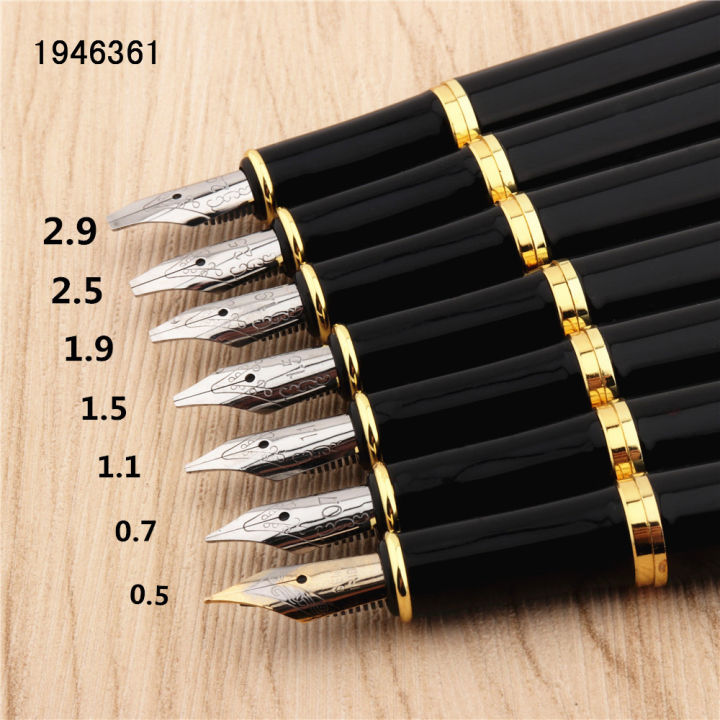 Pointed fountain pen new ink student business office school luxury quality 398 black school various writing pens Buried Buzie