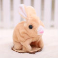 Electronic Plush Rabbit Toy Robot Bunny Walking Jumping Running Animal Shake Ears Cute Electric Pet for Kids Birthday Gifts. 