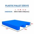 Plastic Pallet for Storage (1200 X 1000 X 150) | Warehouse & Factory Use | Heavy Duty | Factory Material Handling | Export Shipping | Cold Storage | Food & Pharmaceutical Industry | Reusable Transportation. 
