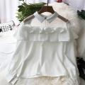 Cinderella Ruffle Mesh Top - Premium Quality Stylish Ruffle Mesh Top for a Charming and Fashionable Look. 