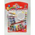 12 Color Water Colors Paint Set With Brushes & Palette For kids Art. 