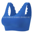 Seamless underwear, one-piece dispensing women's bra, wavy edge sports vest, OEM, big , small beautiful back. 