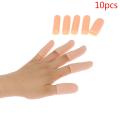 10pcs/set Silicone Gel Tube Hand Bandage Finger Protector Pain Relief Thumb Cap. 