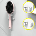 Comb Holder Bathroom Wall Hanging Comb Storage Rack Hair Clip Organizer Air Cushion Comb Holder Creative Plastic Rack 1Pcs. 