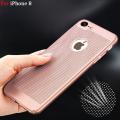 Ultra Thin Heat Dissipation Back Cover For iPhone 8 Hollow Breathable Micro Matte Hard PC Super Slim Phone Case. 